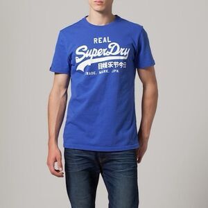 SUPERDRY “Real Superdry” Cotton Urban Japanese Graphic Tee | Men’s M